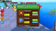 The Kill Effects shop (Image via Roblox)